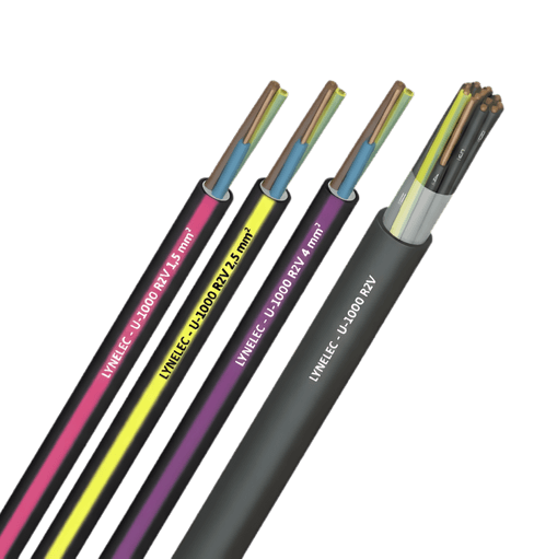 Câble U-1000 R2V cuivre petite section
